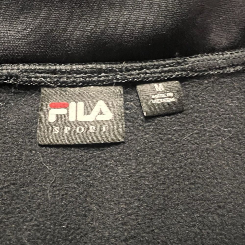 Fila Sport Black & Multicolored Aztec Jacket / Hoodie Size Medium Women - Picture 5 of 10